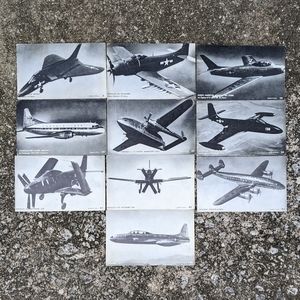 10 Vintage aviation postcards